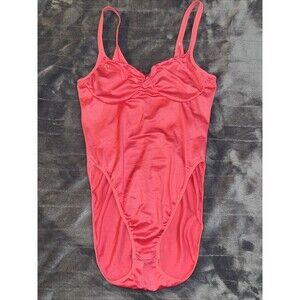 Vintage Olga’s Christina Style 36594 Pink Bodysuit Teddy Sexy Sz 34